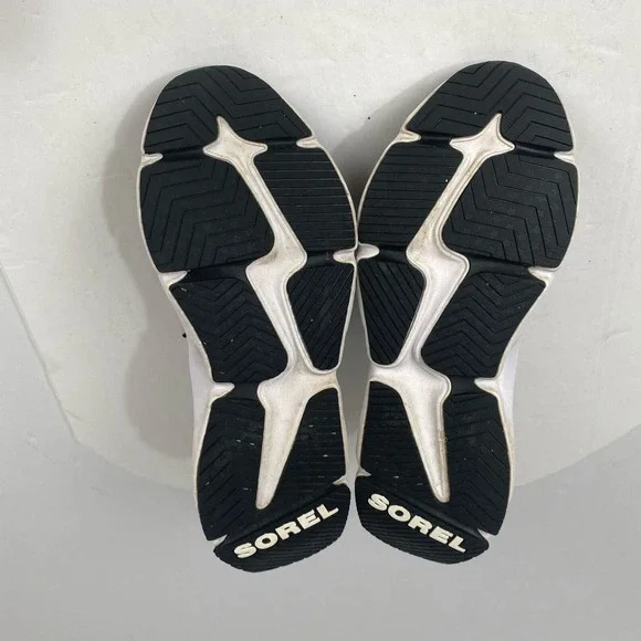Sorel‎ Kinetic Women's Size 8 Rnegd Lace Black White Sneaker Women's Athletic - Picture 3 of 14